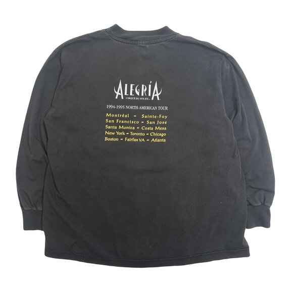 1995 Cirque Du Soleil Alegria Longsleeve Shirt L - Picture 2 of 7